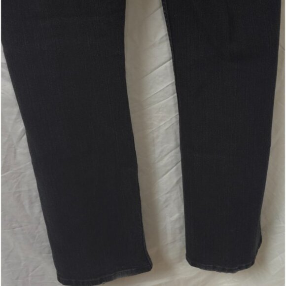 Riders By Lee Jeans Women Size 12L (32x34) Mid Rise Boot Cut Black Denim Jeans - Picture 6 of 15
